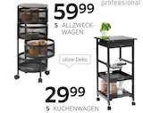 Küchenwagen oder Allzweckwagen „Modern Kitchen“ von Homeware Professional im aktuellen XXXLutz Möbelhäuser Prospekt für 29,99 €