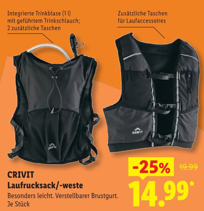 Laufrucksack/-weste