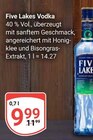 Aktuelles Five Lakes Vodka Angebot bei GLOBUS in Jena ab 9,99 €