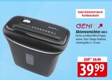 GENIE Aktenvernichter 480 X Angebote bei famila Nordost Gifhorn für 39,99 €