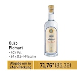 Ouzo Plomari Angebote von Ouzo Plomari bei Metro Villingen-Schwenningen für 85,39 €