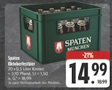 Oktoberfestbier im Angebot bei E center in Suhl Oktoberfestbier Angebote von Spaten bei E center Suhl für 14,99 €