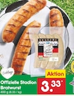 Offizielle Stadion Bratwurst Angebote bei Netto Marken-Discount Wilhelmshaven für 3,33 €