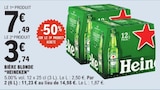 Bière blonde - HEINEKEN - E.Leclerc Bière blonde - HEINEKEN à 3,74 € dans le catalogue E.Leclerc
