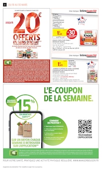 Prospectus Intermarché de la semaine "34% D'ÉCONOMIES SUR UNE SÉLECTION DE PRODUITS" avec 2 pages, valide du 18/03/2025 au 30/03/2025 pour Pont-de-Salars et alentours