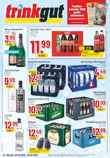 Aktueller Trinkgut Prospekt "Aktuelle Angebote" Seite 1 von 6 Seiten