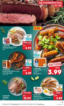 Bratwurst im Kaufland Prospekt "KNÜLLER" mit 63 Seiten (Dresden)