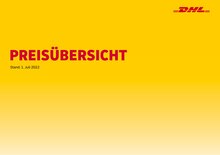 Aktueller DHL Paketshop Versmold Prospekt "PREISÜBERSICHT" mit 11 Seiten