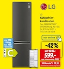 Kühlgefrierkombination im Lidl Prospekt Kühlgefrierkombination von LG im aktuellen Lidl Prospekt für 599,00 €