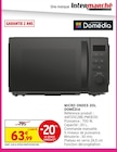 Micro Ondes 20L - DOMÉDIA en promo chez Intermarché Super Narbonne à 63,99 €
