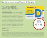 LINDA Premiumapotheke Berlin - 1000 I.E. Vitamin D3 Tabletten Angebot im Prospekt 1000 I.E. Vitamin D3 Tabletten bei LINDA Premiumapotheke im Berlin Prospekt für 7,15 €