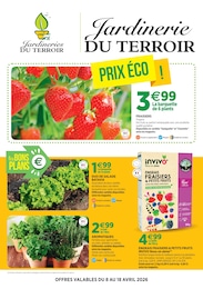 Prospectus Jardineries du terroir à La Ravoire, "PRIX ÉCO !", 4 pages, 08/04/2026 - 18/04/2026