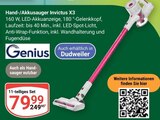 Hand-/Akkusauger Invictus X3 von Genius im aktuellen GLOBUS Prospekt
