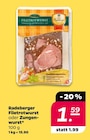 Filetrotwurst oder Zungenwurst von Radeberger im aktuellen Netto mit dem Scottie Prospekt für 1,59 €