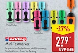 Mini-Textmarker von edding im aktuellen ALDI Nord Prospekt für 2,79 €