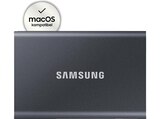 Portable SSD T7 PC/Mac Festplatte, 1 TB SSD, extern, Titan grey Angebote von SAMSUNG bei MediaMarkt Saturn Frankfurt für 79,00 €