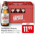 Aktuelle Bier Angebote bei E center in Albstadt Aktuelles Käpsele Helles Angebot bei E center in Albstadt ab 11,99 €