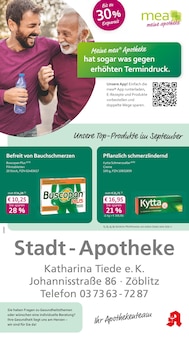 Aktueller mea - meine apotheke Prospekt "Unsere September-Angebote" Seite 1 von 4 Seiten für Lengefeld