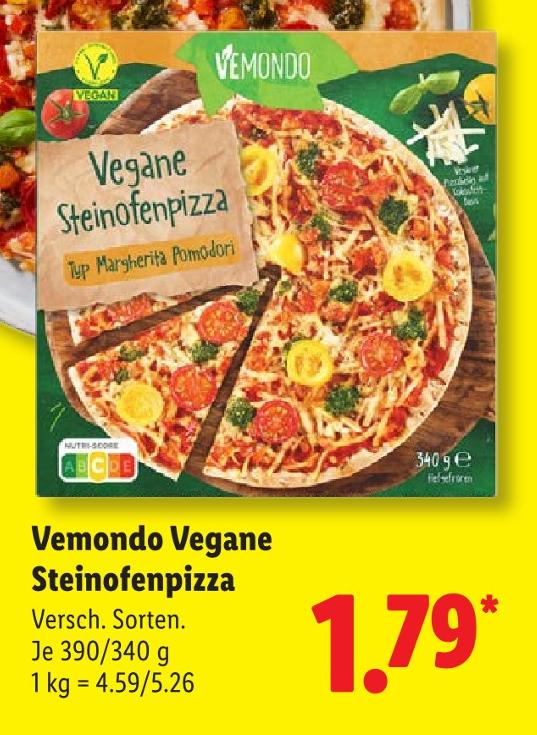 Vegane Steinofenpizza