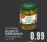 Delikatess Gewürzgurken Angebote von Gut & Günstig bei E center Essen für 0,99 €