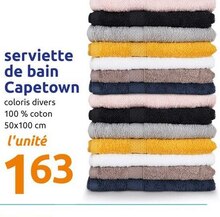 Action Vaujours - Serviette de bain Promo Serviette de bain dans le catalogue Action "Petits prix, grands sourires" à Vaujours
