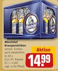 Brauspezialitäten Angebote von Mönchshof bei REWE Konstanz für 14,99 €