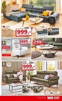 Sofa im Segmüller Prospekt "100 Jahre Jubiläumsfinale bei Segmüller" mit 40 Seiten (Ingolstadt)