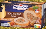 Rôti de dinde farci aux marrons et cèpes surgelé - MAÎTRE COQ en promo chez Intermarché Super Rôti de dinde farci aux marrons et cèpes surgelé - MAÎTRE COQ dans le catalogue Intermarché Super