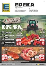 EDEKA Prospekt für Wermelskirchen mit 24 Seiten EDEKA Prospekt für Wermelskirchen: "Aktuelle Angebote", 24 Seiten, 11.08.2025 - 16.08.2025