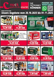 Der aktuelle Nuck Getränke Prospekt Der aktuelle Nuck Getränke Prospekt DIE GETRÄNKEKÖNNER