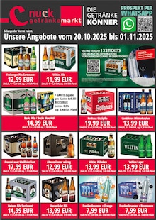 Aktueller Nuck Getränke Prospekt (Dresden, 2 Seiten zum blättern Nuck Getränke Prospekt DIE GETRÄNKEKÖNNER mit 2 Seiten