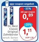 Classic Original Zahnbürste von Dr. Best für 0,89 € bei budni im Angebot Classic Original Zahnbürste von Dr. Best im aktuellen budni Prospekt