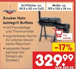 Smoker Holzkohlegrill Buffalo Angebote bei Netto Marken-Discount Plauen für 329,99 €