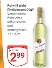 Aktuelle Jever Angebote bei GLOBUS in Wiesbaden Aktuelles Wein Rheinhessen DQW Angebot bei GLOBUS in Wiesbaden ab 2,99 €