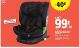 Siège auto pivotant Isofix iSize de 40 à 150cm - E.Leclerc à Niort Siège auto pivotant Isofix iSize de 40 à 150cm en promo chez E.Leclerc Niort à 99,95 €
