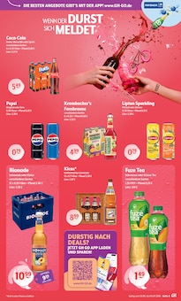 Coca Cola im Getränke Hoffmann Prospekt "Aktuelle Angebote" mit 8 Seiten (Hilden)