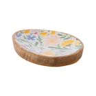 Kleine Holzplatte im Oster-Design im aktuellen Ernstings family Prospekt für 3,99 €