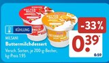 Buttermilchdessert von MILSANI im aktuellen ALDI SÜD Prospekt für 0,39 €