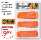 Aktuelles Lachsportion Angebot bei GLOBUS in Siegen (Universitätsstadt) ab 9,99 €