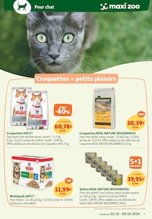 Promo Alimentation Chat dans le catalogue Maxi Zoo du moment à la page 7