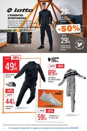 Prix et réduction Loupe dans le prospectus Intersport en cours Offre Loupe dans le catalogue Intersport du moment à la page 4