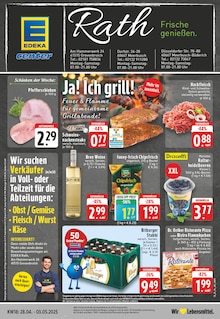 Bitburger im EDEKA Prospekt "Aktuelle Angebote" mit 28 Seiten (Grevenbroich)