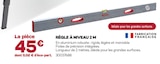Règle à niveau 2 m dans le catalogue Gedimat