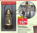 Wasserlaterne „Charles Dickens“ bei Bauzentrum Reinholdshain im Dippoldiswalde Prospekt für 19,99 €