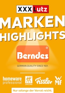 Braten im aktuellen XXXLutz Prospekt (Freiburg (Breisgau)) Braten im XXXLutz Prospekt "MARKEN-HIGHLIGHTS" mit 1 Seiten (Freiburg (Breisgau))