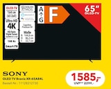 OLED TV Bravia XR-65A84L im Angebot bei dodenhof TechnikWelt in Oyten OLED TV Bravia XR-65A84L Angebote von Sony bei dodenhof TechnikWelt Oyten für 1.585,00 €