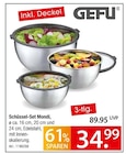 Schüssel-Set Mondi Angebote von Gefu bei Zurbrüggen Bottrop für 34,99 €