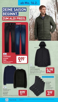 Hose Angebot im ALDI Nord Prospekt, gültig von 16.02.2026 bis 21.02.2026 Hose Angebot im aktuellen ALDI Nord Prospekt auf Seite 21