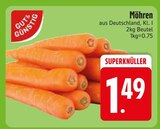 Möhren von Gut & Günstig im aktuellen EDEKA Prospekt für 1,49 €