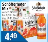 Mix von Schöfferhofer im aktuellen Getränke City Prospekt für 4,49 €